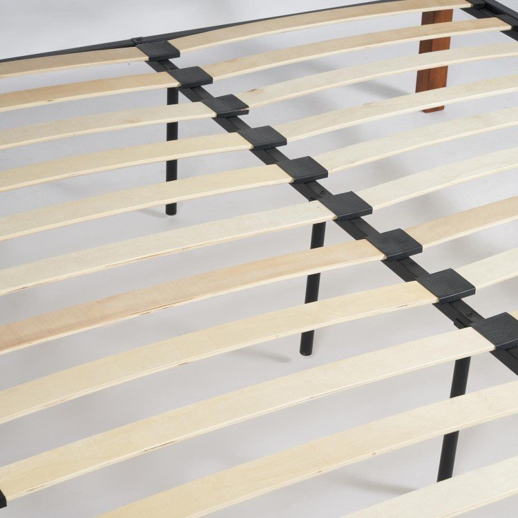 Кровать двуспальная AT-808 Wood slat base (Вуд слейт бэйс)